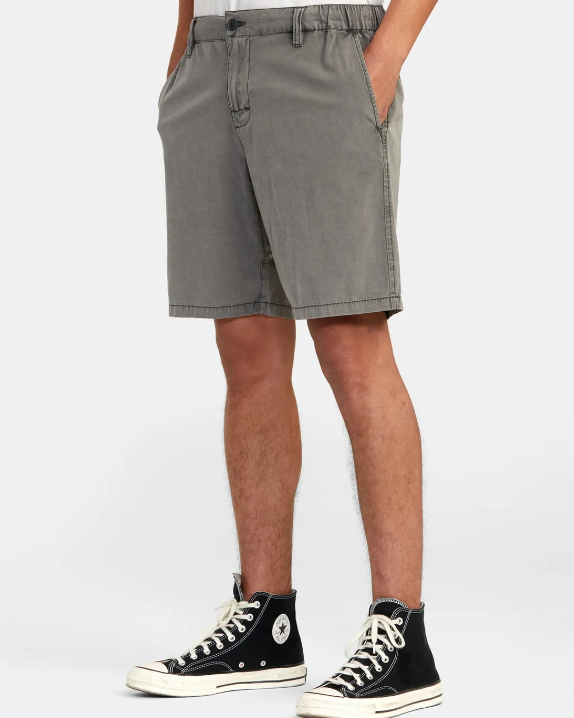 RVCA ALL TIME COASTAL RINSED HYBRID 19" SHORTS Pirate Black Best