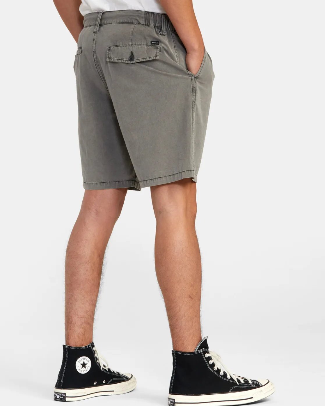 RVCA ALL TIME COASTAL RINSED HYBRID 19" SHORTS Pirate Black Best