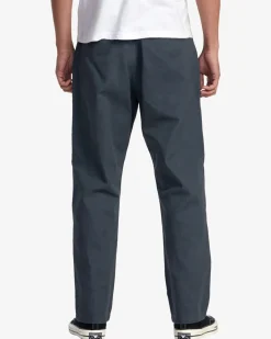 RVCA AMERICANA CHINOS Garage Blue New