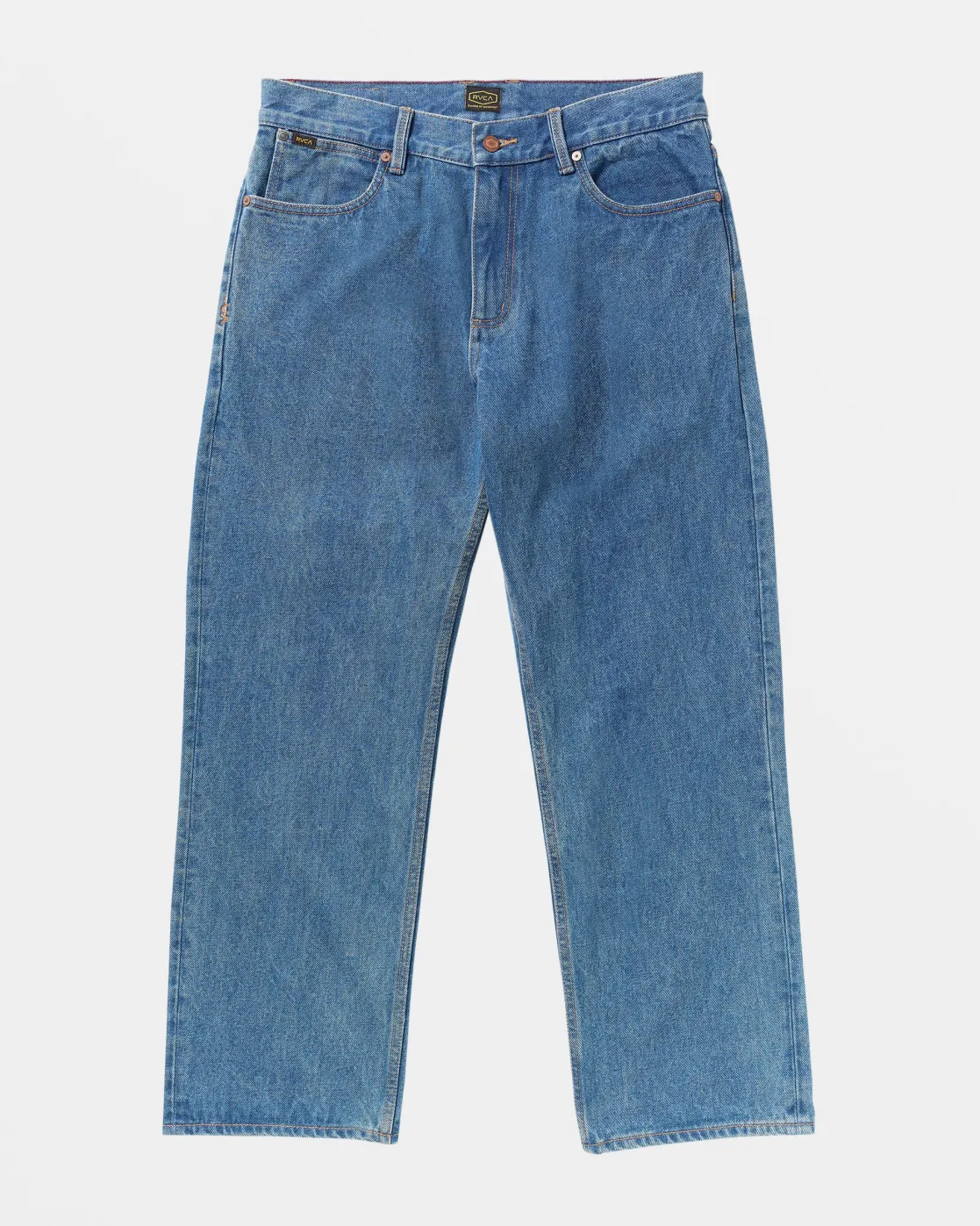 RVCA AMERICANA DAYSHIFT JEANS Blue Collar Discount