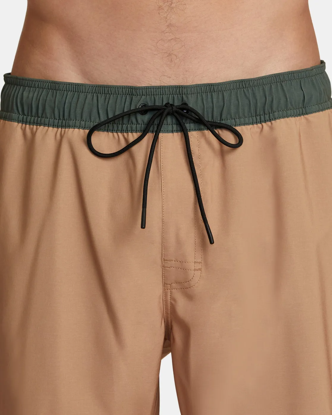 RVCA APEX ELASTIC WAIST 17" BOARDSHORTS Camel Sale