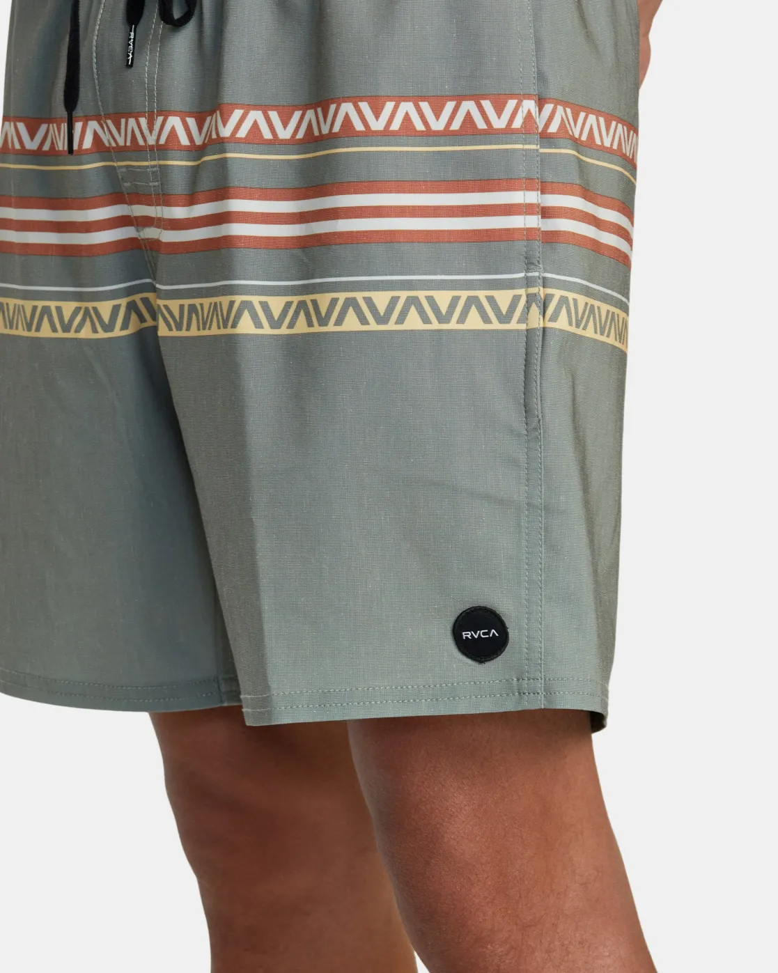RVCA ATLAS ELASTIC WAIST 17" BOARDSHORTS Aloe Clearance