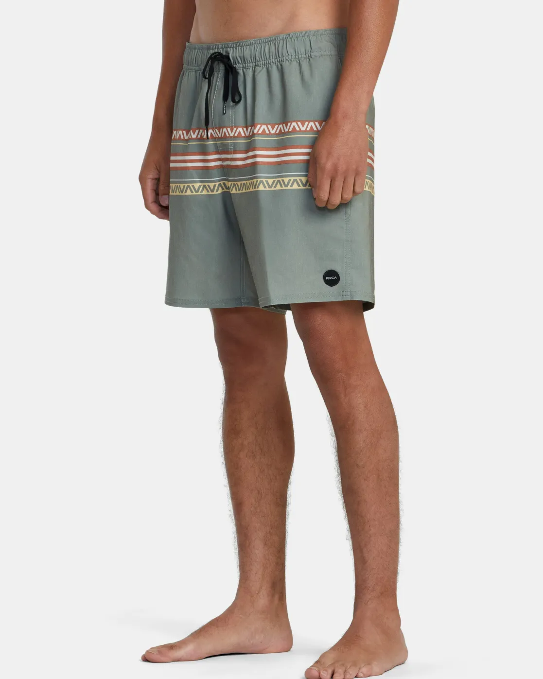 RVCA ATLAS ELASTIC WAIST 17" BOARDSHORTS Aloe Clearance