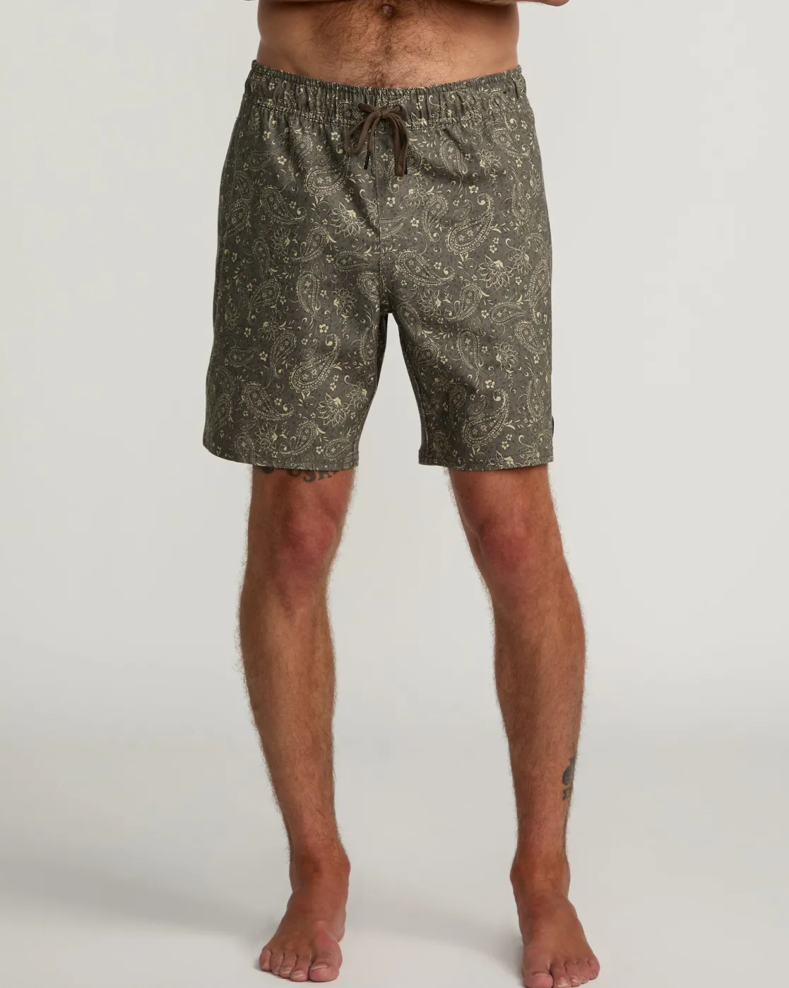 RVCA ATLAS ELASTIC WAIST 17" BOARDSHORTS Chocolate Discount
