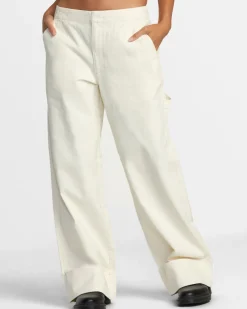 RVCA BACK BAY RELAXED FIT PANTS Latte Best