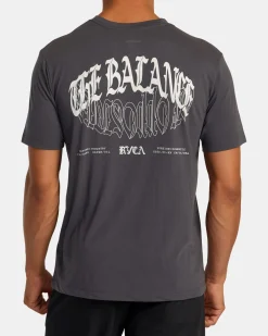 RVCA BALANCE SHORT SLEEVE TEE Slate