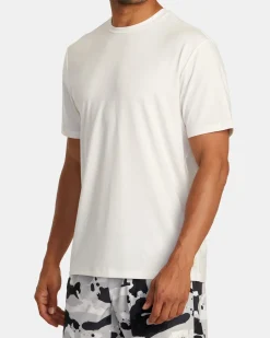 RVCA BEDWIN X STASH BALANCE TEE Off White Hot