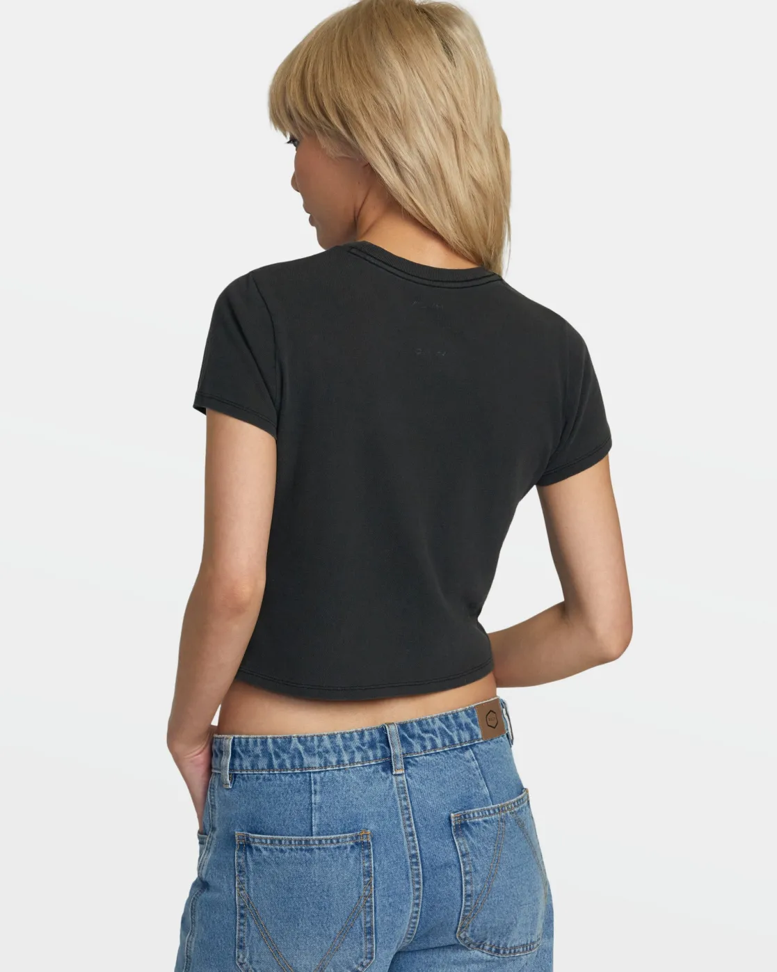 RVCA BENJ SPROUTIN T-SHIRT Washed Black Hot