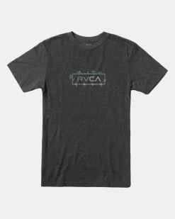 RVCA BORDERED TEE Black