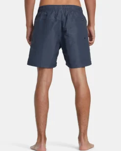 RVCA BREAKOUT ELASTIC WAIST 16" BOARDSHORTS Garage Blue Best