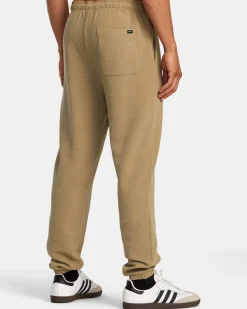 RVCA C-ABLE WAFFLE KNIT JOGGERS Dark Khaki Sale