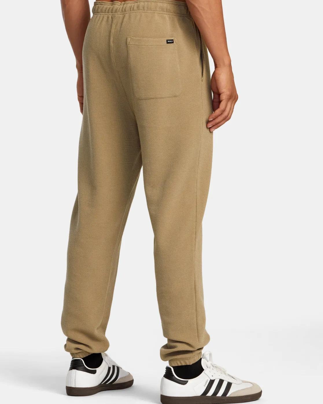 RVCA C-ABLE WAFFLE KNIT JOGGERS Dark Khaki Sale
