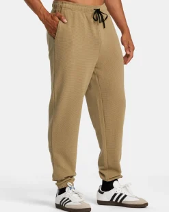 RVCA C-ABLE WAFFLE KNIT JOGGERS Dark Khaki Sale