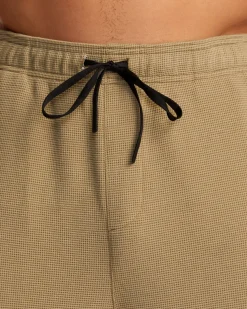 RVCA C-ABLE WAFFLE KNIT JOGGERS Dark Khaki Sale