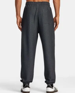 RVCA C-ABLE WAFFLE KNIT JOGGERS Navy Heather Hot