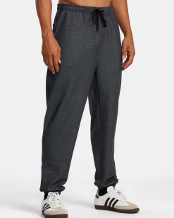 RVCA C-ABLE WAFFLE KNIT JOGGERS Navy Heather Hot