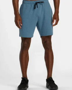 RVCA C-ABLE WAFFLE KNIT SHORTS Glacier Best