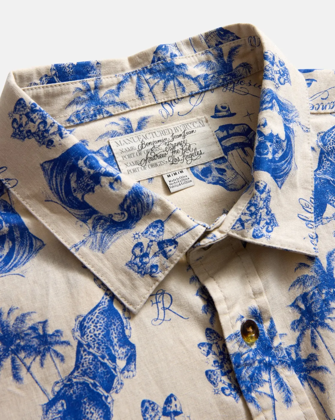 RVCA CHEFS KISS SHORT SLEEVE SHIRT Natural Sale