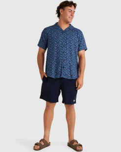 RVCA COSMOS SHORT SLEEVE SHIRT Outer Space Online