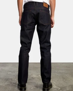 RVCA DAGGERS DENIM JEANS Dark Indigo Discount