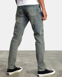 RVCA DAGGERS DENIM JEANS Dark Vintage Outlet