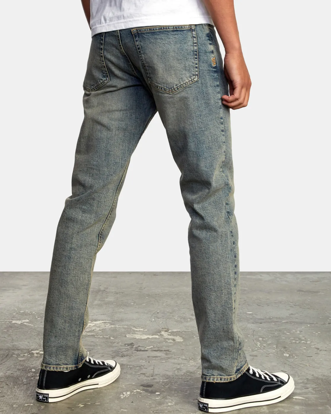 RVCA DAGGERS DENIM JEANS Dark Vintage Outlet