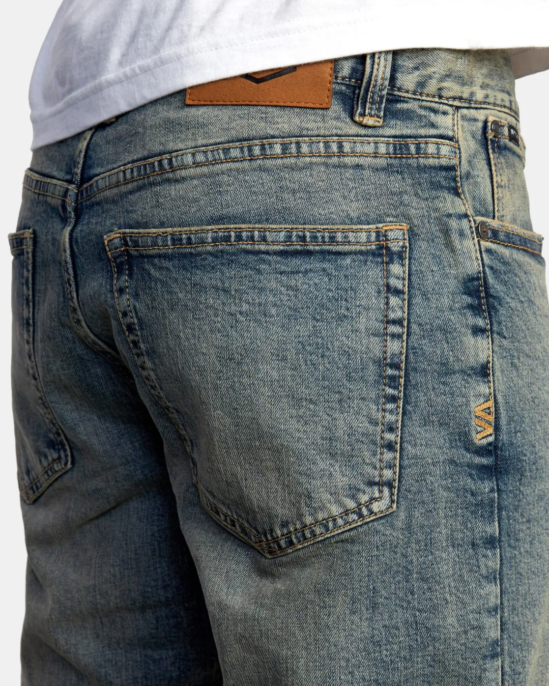 RVCA DAGGERS DENIM JEANS Dark Vintage Outlet