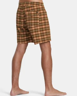 RVCA DAYTRIP BOARDSHORTS 17'' Bombay Brown New