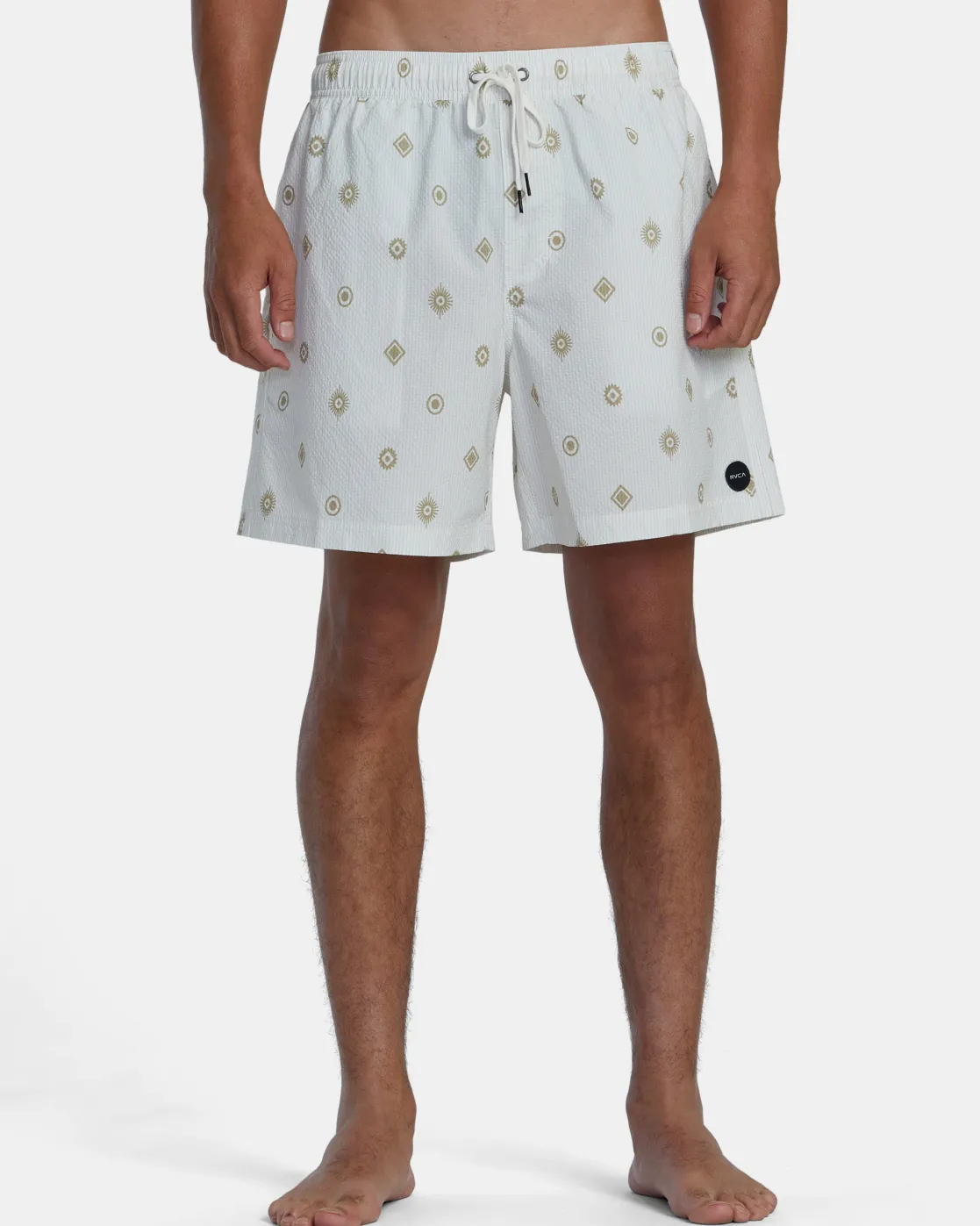 RVCA ENDLESS 17" ELASTIC WAIST SHORTS Latte