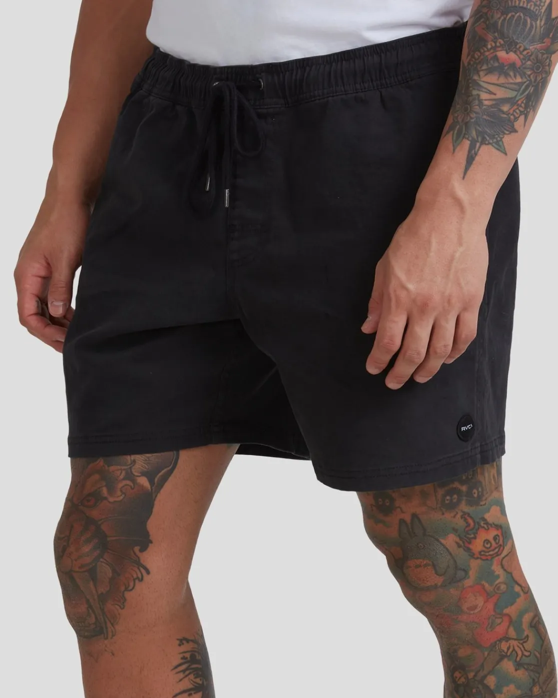 RVCA ESCAPE PRINT 17" SHORTS Black New