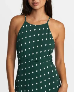 RVCA EXILE II DRESS Pineneedle