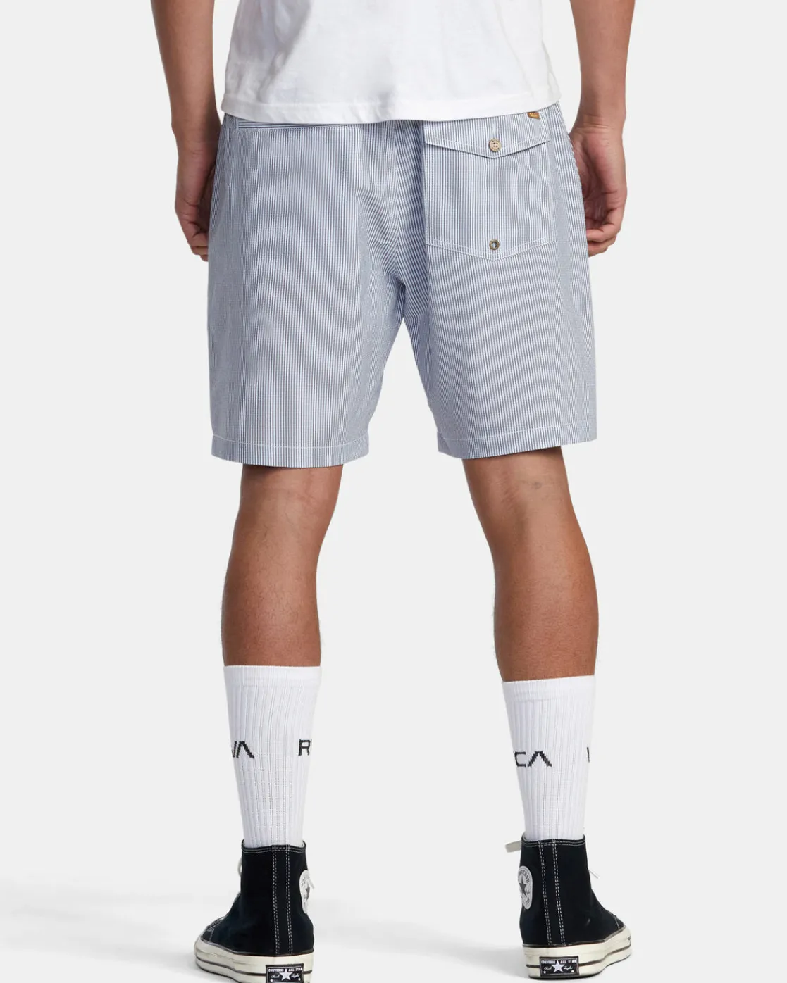 RVCA EXOTICA 18" ELASTIC WAIST SHORTS Mazarine Blue Best