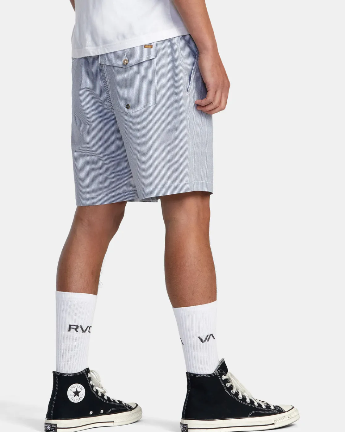 RVCA EXOTICA 18" ELASTIC WAIST SHORTS Mazarine Blue Best