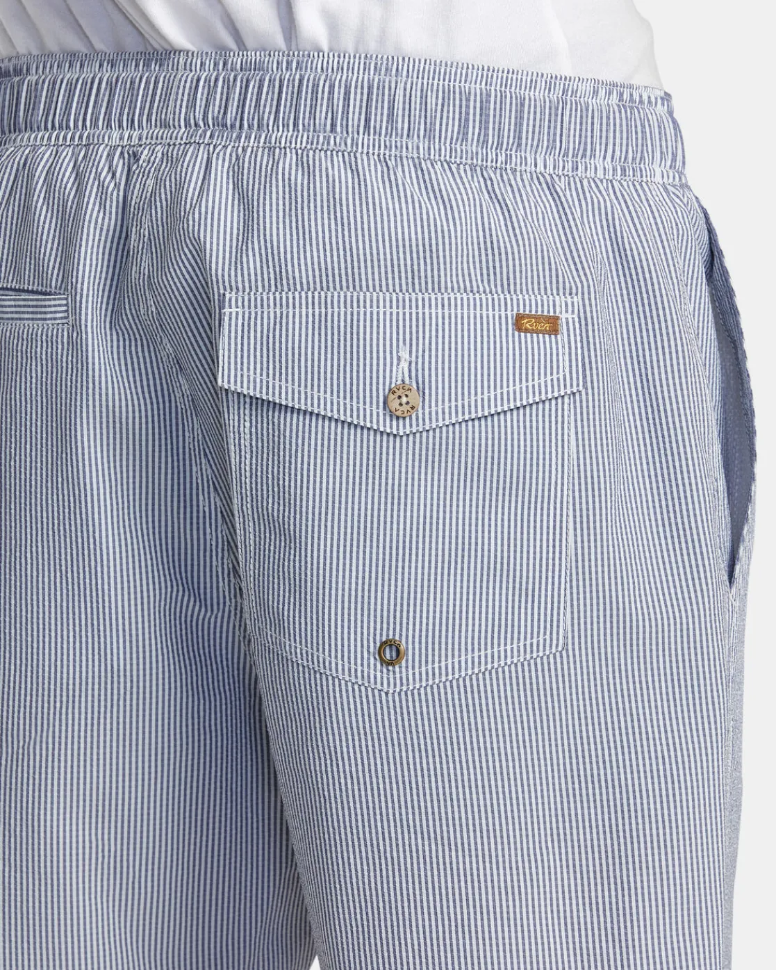RVCA EXOTICA 18" ELASTIC WAIST SHORTS Mazarine Blue Best