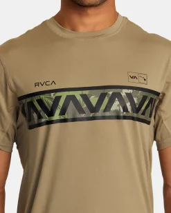 RVCA HAWAII SPORT VENT TEE Dark Khaki Sale
