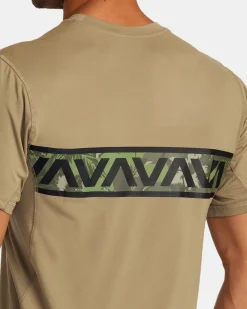 RVCA HAWAII SPORT VENT TEE Dark Khaki Sale