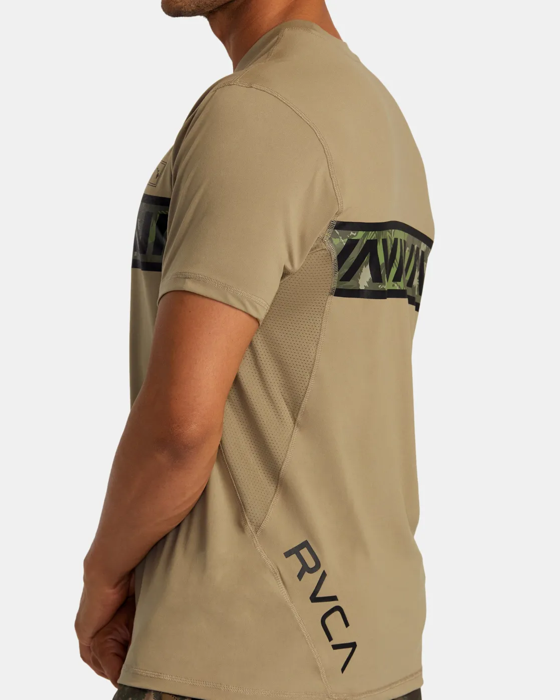 RVCA HAWAII SPORT VENT TEE Dark Khaki Sale