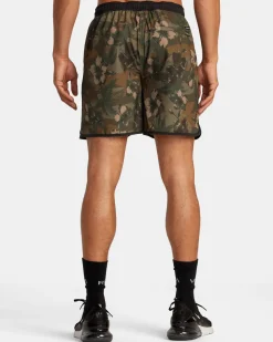 RVCA HAWAII YOGGER HYBRID TECHNICAL TRAINING SHORTS Floral Camo Discount