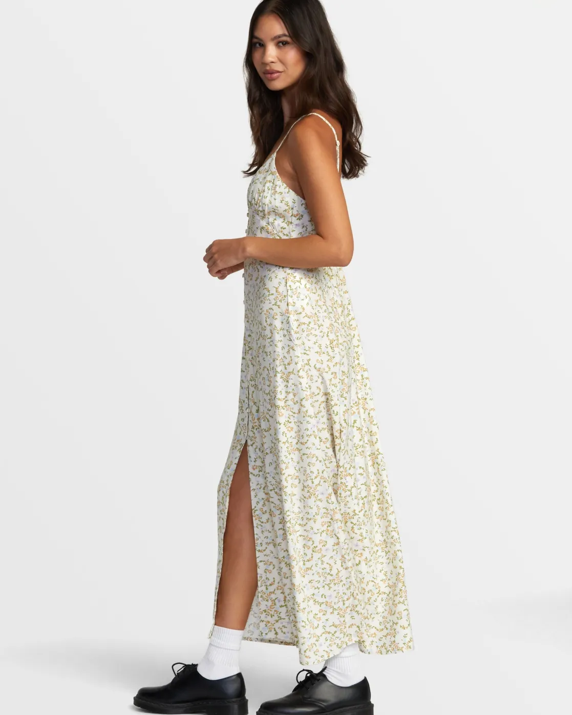 RVCA JAMES MAXI DRESS Cloud Online