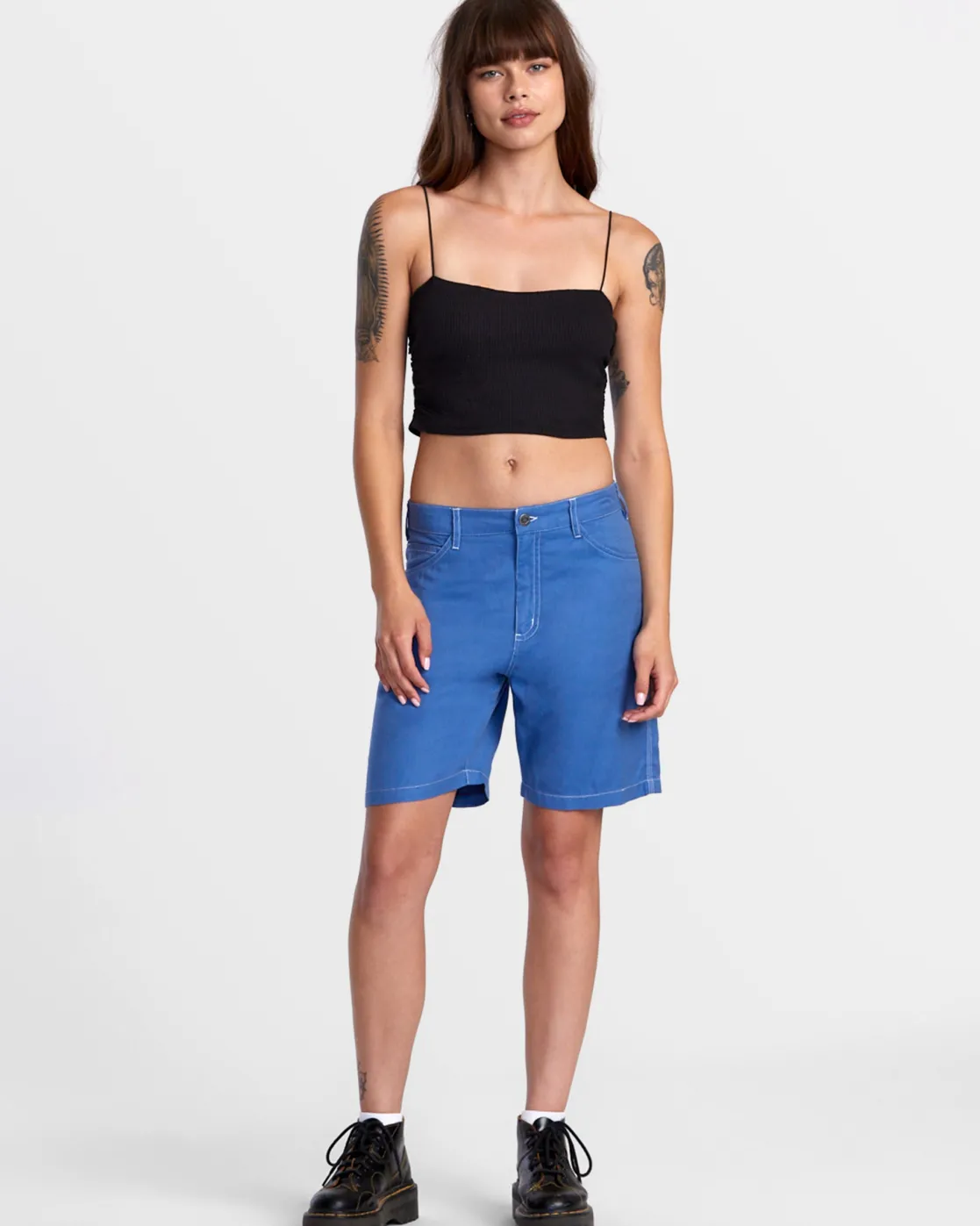 RVCA LEXI WIDE RIB FITTED TANK TOP Rvca Black Online