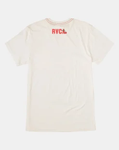RVCA LUKE STILL LIFE TEE Antique White