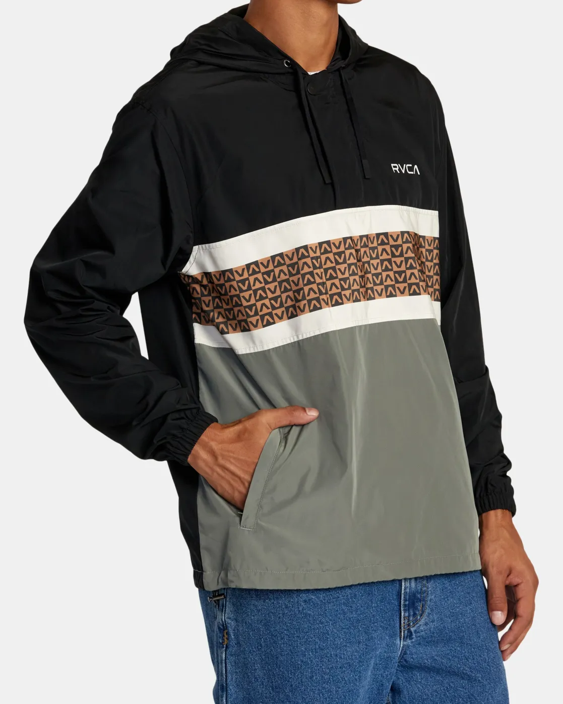 RVCA MEYER II ANORAK JACKET Black Online