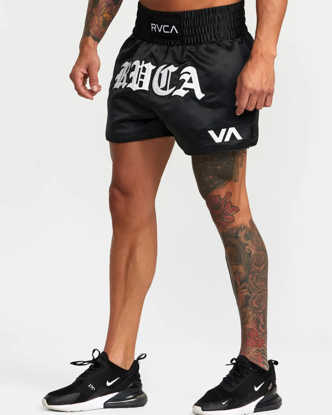 RVCA MUAY THAI MOD 15" BOXING SHORTS Black Sale
