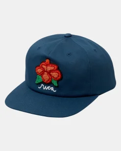 RVCA OBLOW SNAPBACK HAT Slate Blue Best