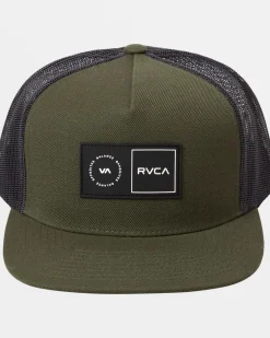 RVCA PLATFORM TRUCKER HAT Olive Online
