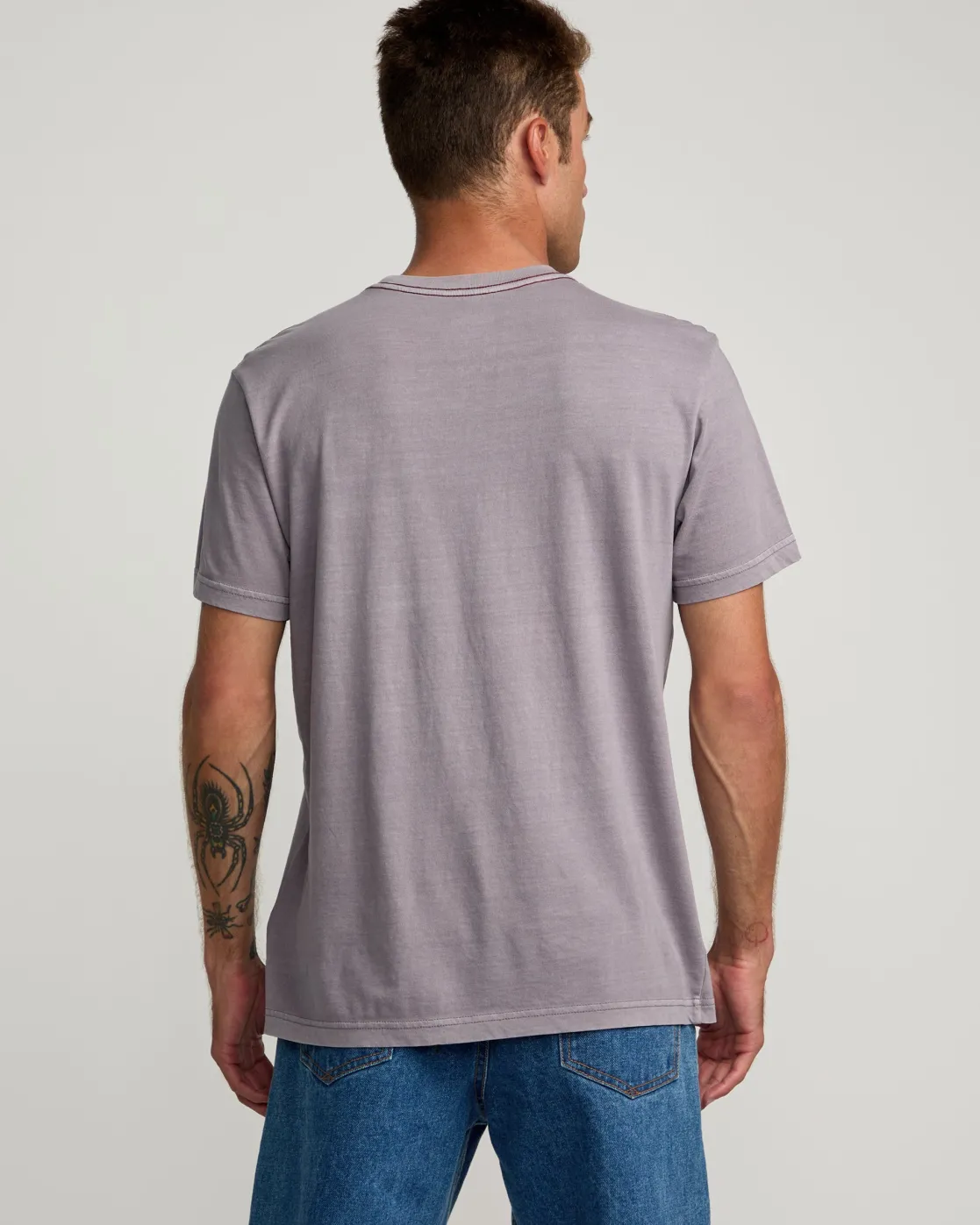 RVCA PTC II PIGMENT TEE Gray Ridge Discount