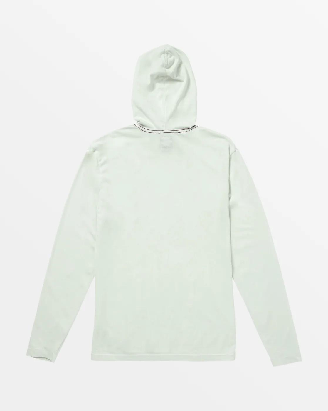 RVCA PTC PIGMENT HOODED LONG SLEEVE TEE Light Blue Discount