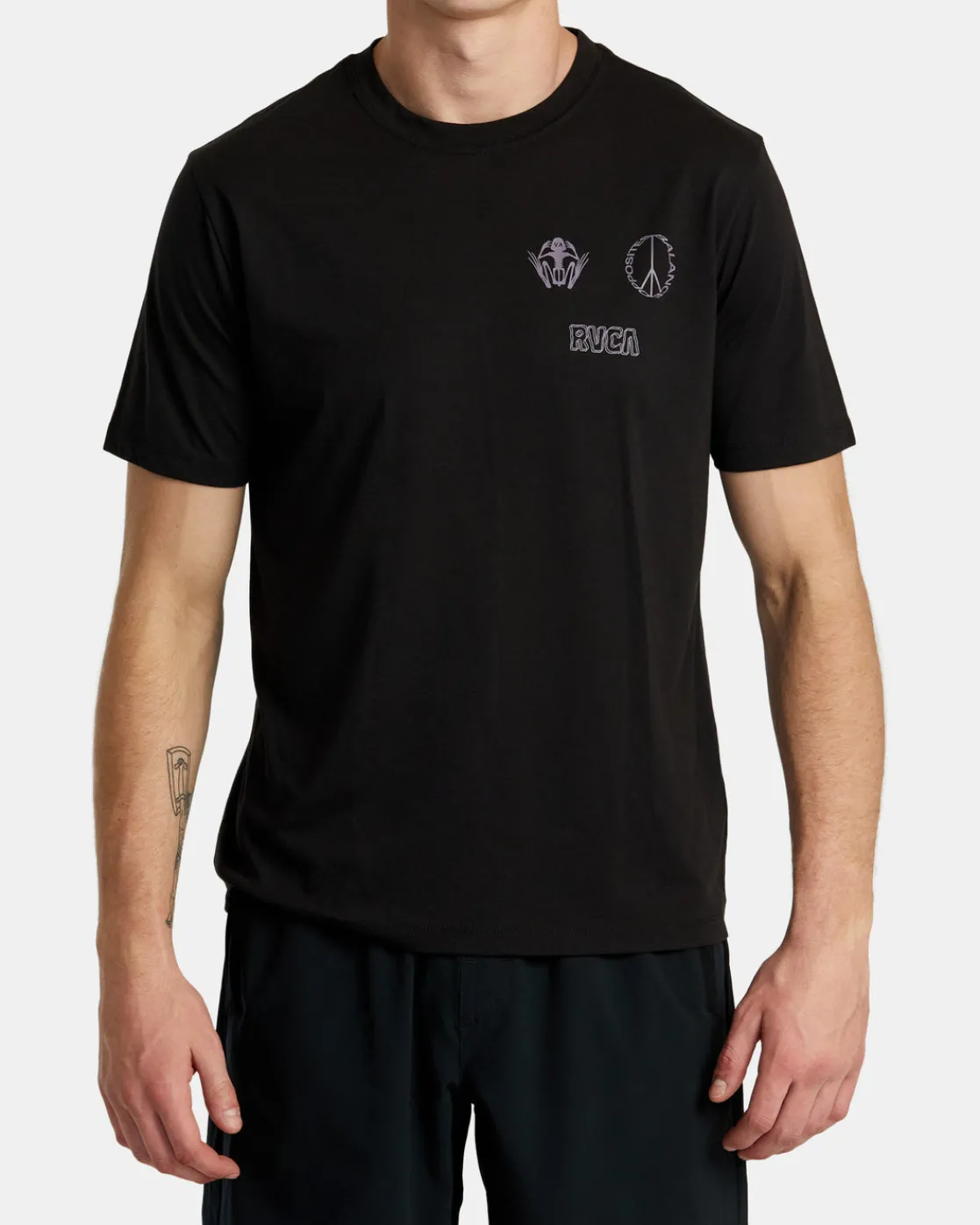 RVCA RELIC STACK TEE Black Online