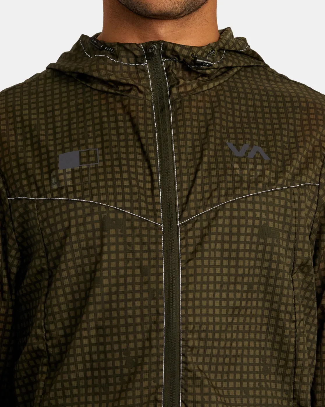 RVCA RUNNER LIGHTWEIGHT TRAINING JACKET Camo Best