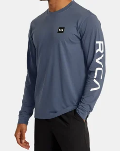 RVCA 2X LONG SLEEVE TEE Indigo New